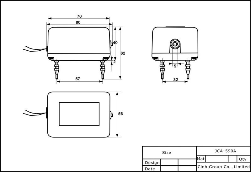 long lifetime air pump,JCA 590A AC model 5