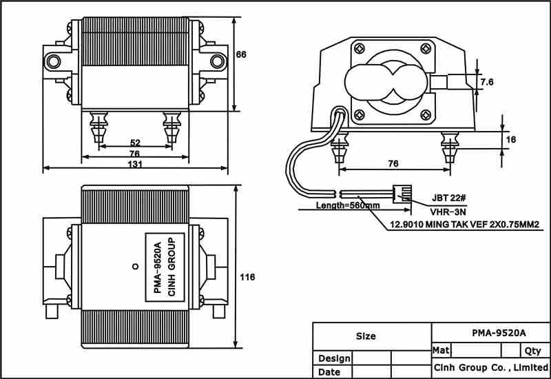 air pump PMA 9520A 5